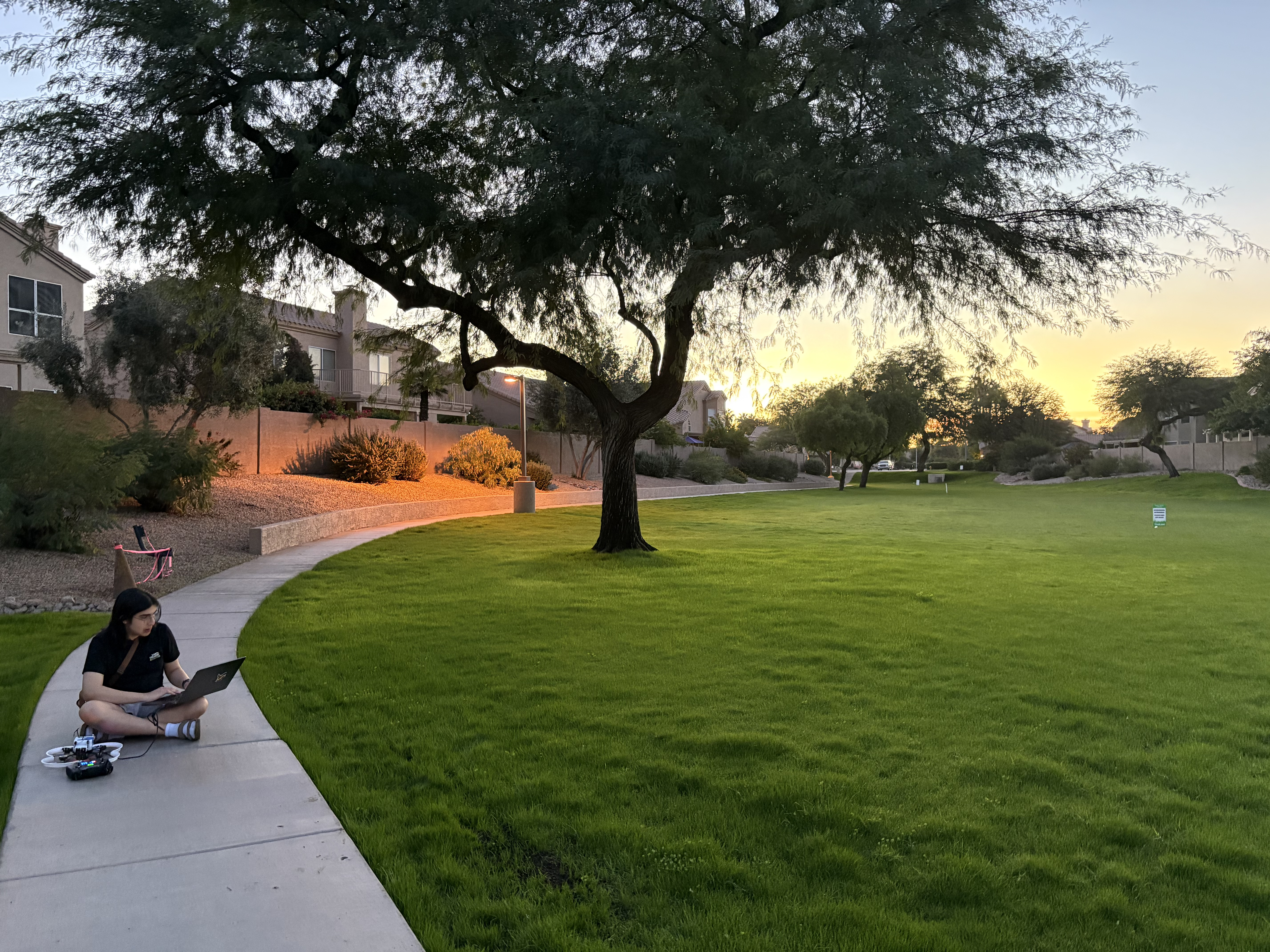 Drone flight testing